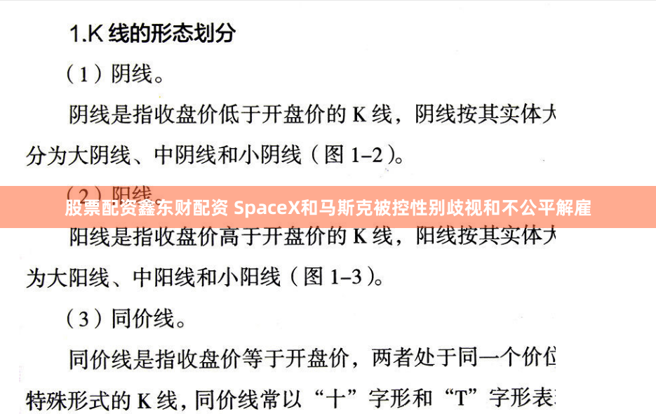 股票配资鑫东财配资 SpaceX和马斯克被控性别歧视和不公平解雇