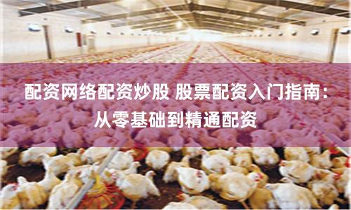 配资网络配资炒股 股票配资入门指南:从零基础到精通配资